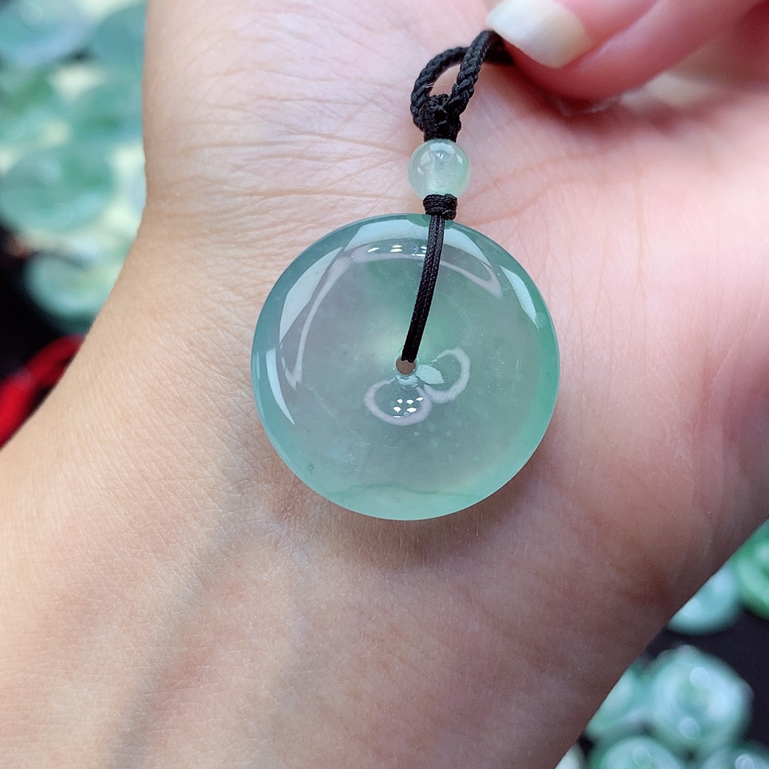 翡翠颈饰未镶嵌60尺寸23-5.9