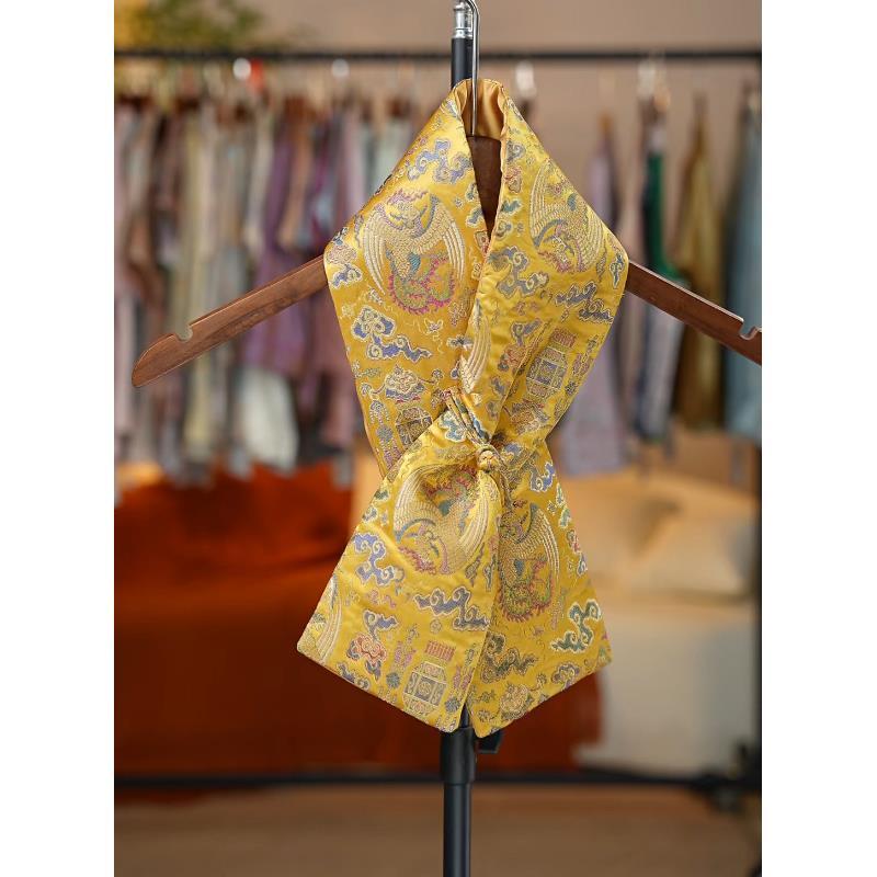 【云凰】新中式国风云锦保暖围脖WB05