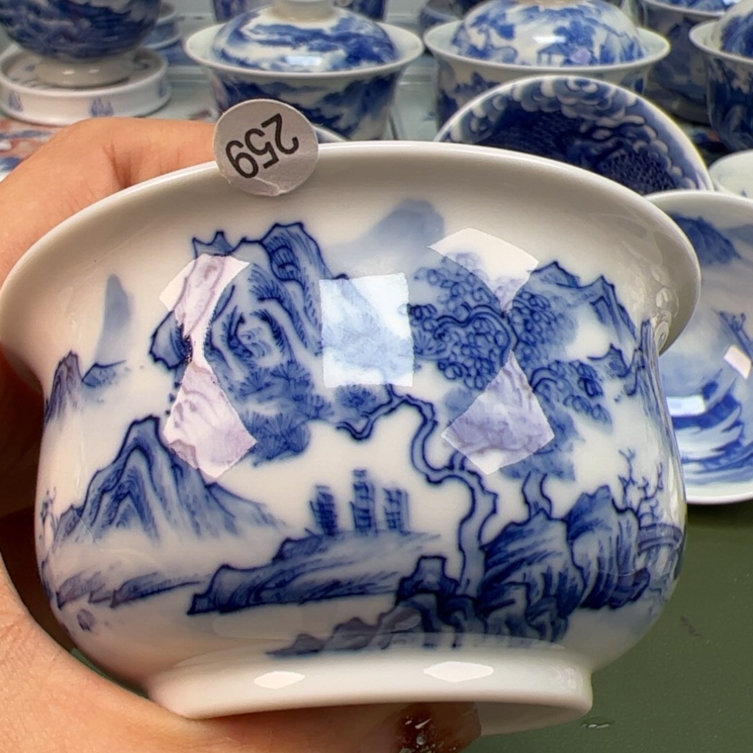 杯沙沙手工手绘茶具259