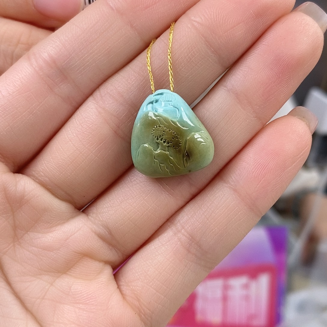 绿松石未镶嵌珠宝奇石