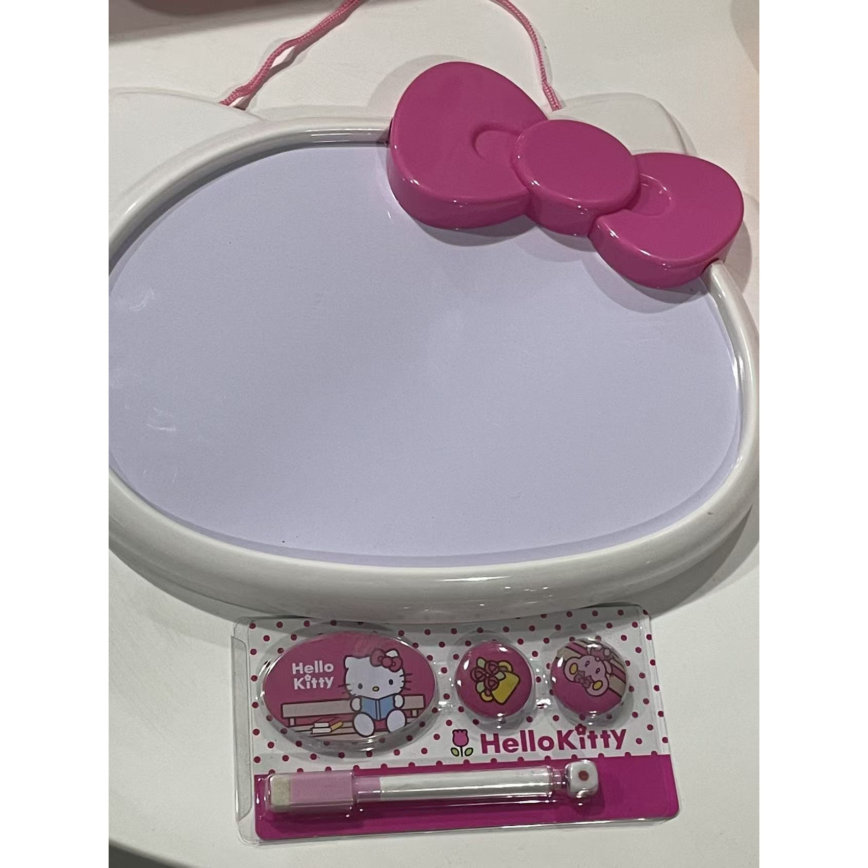 Kitty女生小黑板写字白板可写可擦学生可用家庭版写字记东西专用