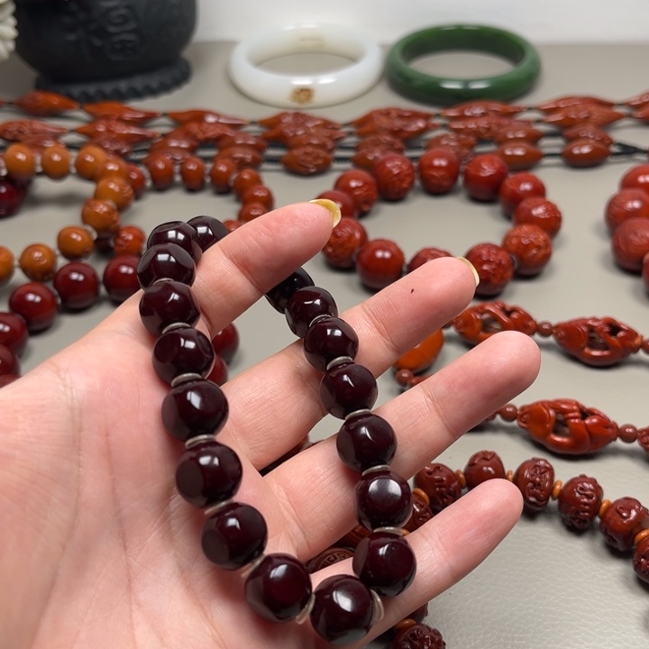 璀***璨手串/手链橄榄核猴头