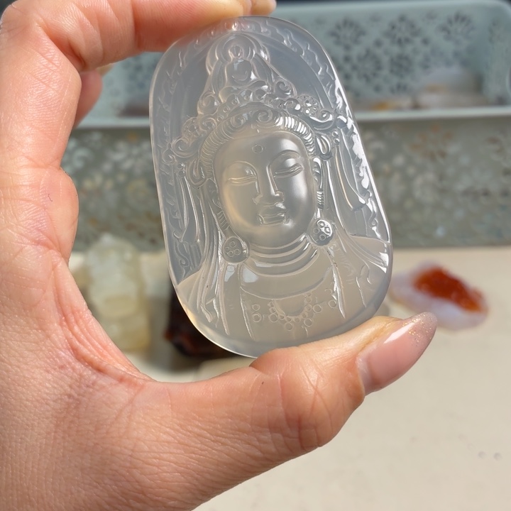 玛瑙/玉髓未镶嵌吊坠(不含链)