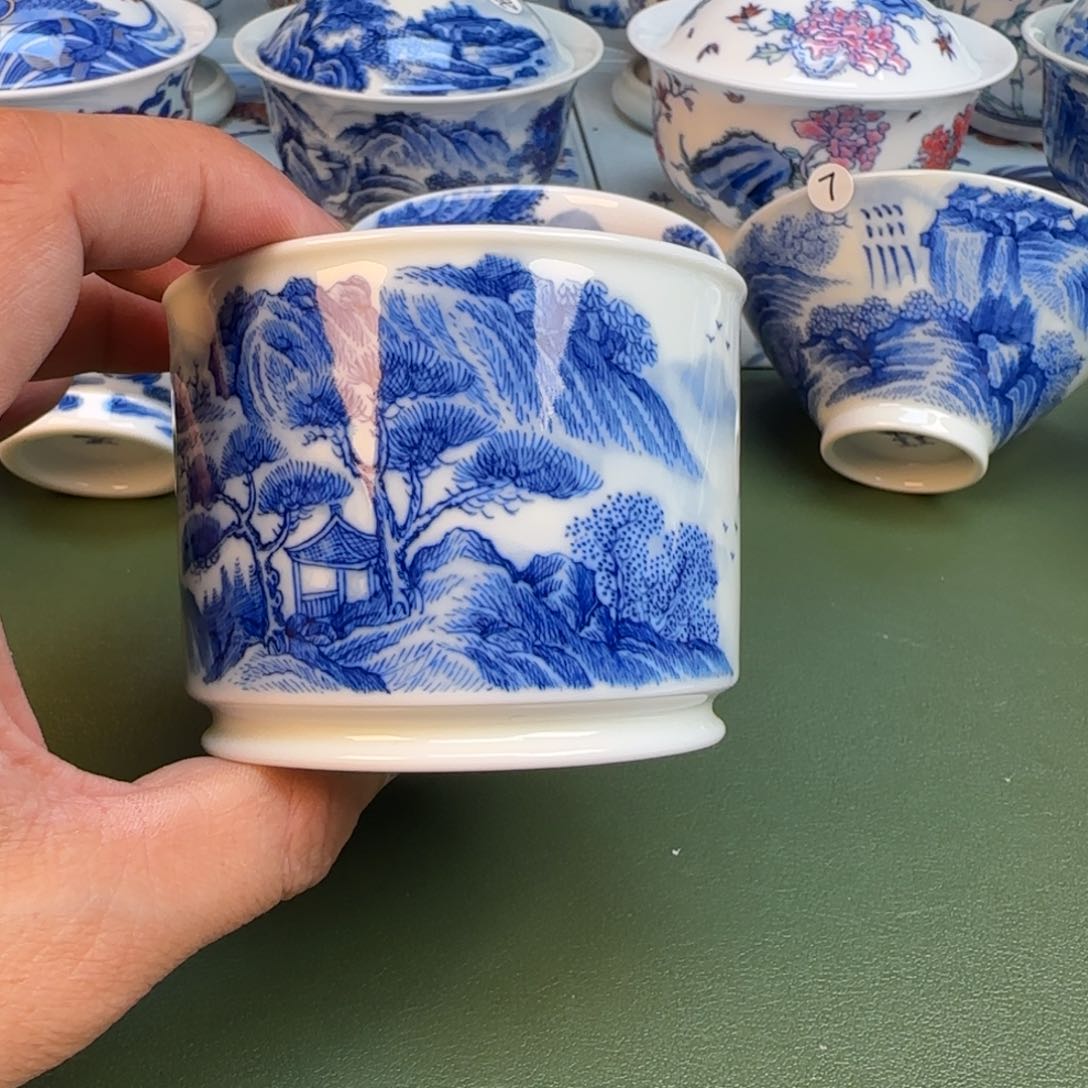 纯手工春手绘茶具18