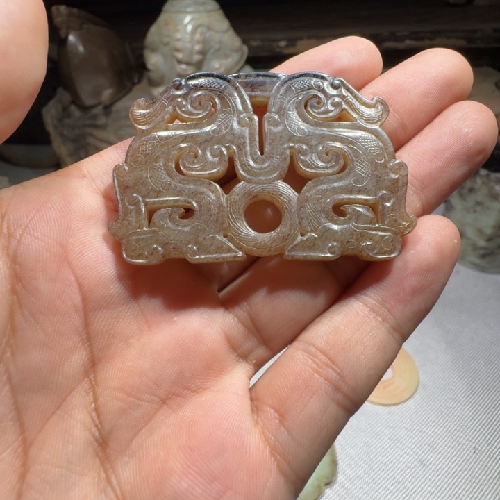 石***转和田玉（糖玉）未镶嵌挂件