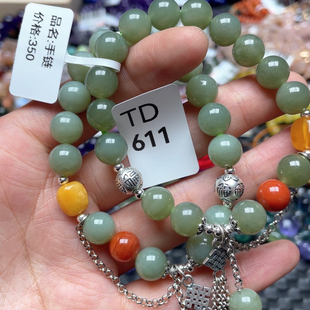 和田玉手链未镶嵌多样性发一只