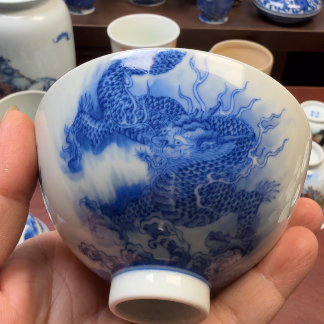 现代景德镇全手工全手绘茶器