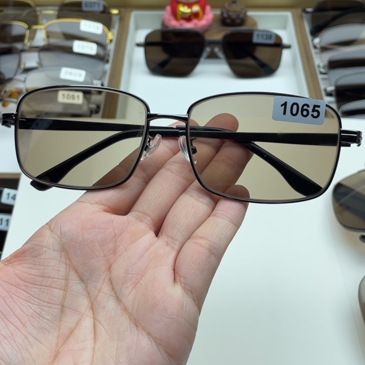 茶水晶全框眼镜 1065