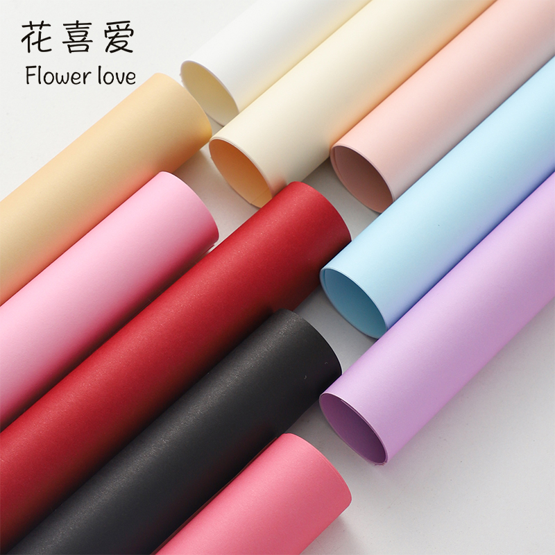 【花喜爱】加厚造型纸120克木棉风华纸高质感包花纸花束包装材资材