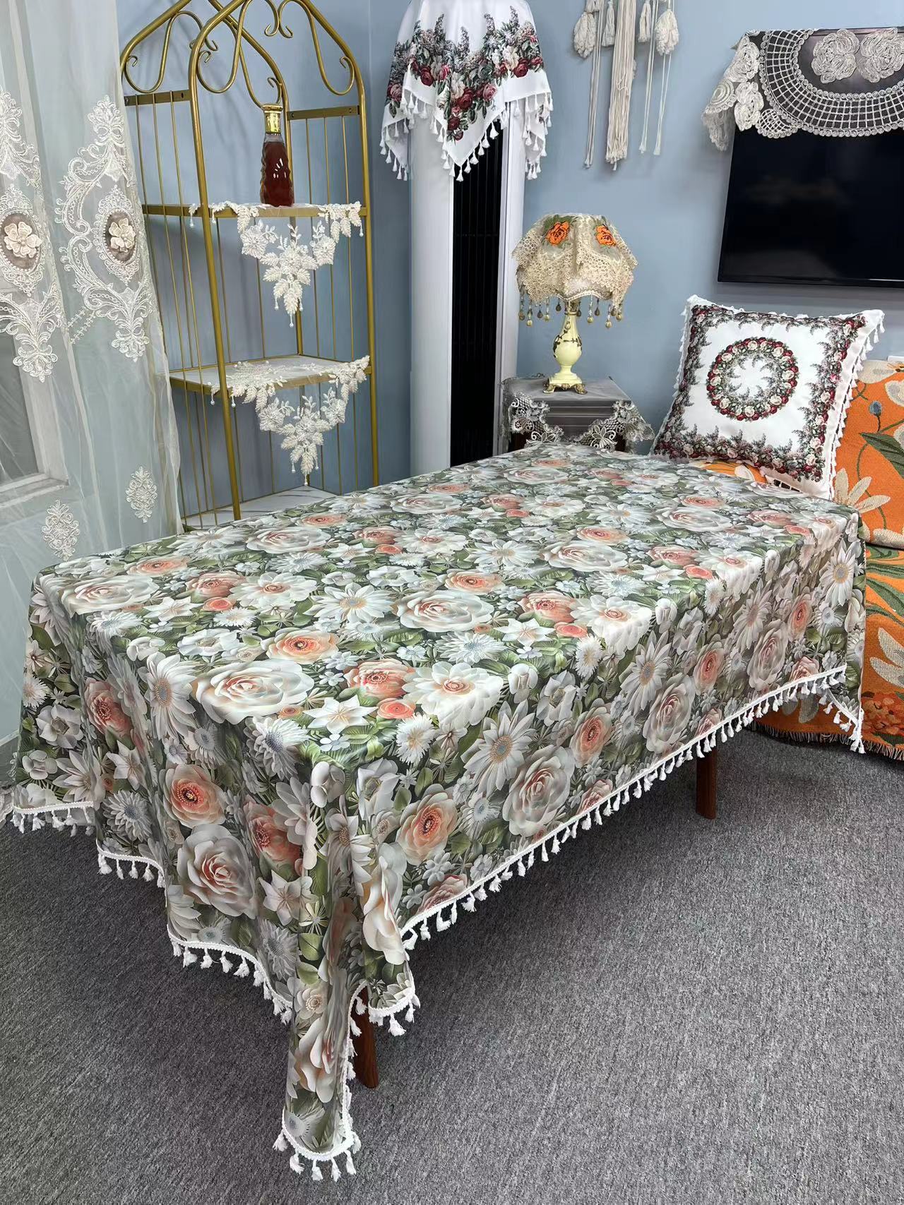 TPU【140*220】餐桌布防水防油免洗桌布ins风清新书桌垫子茶几台布