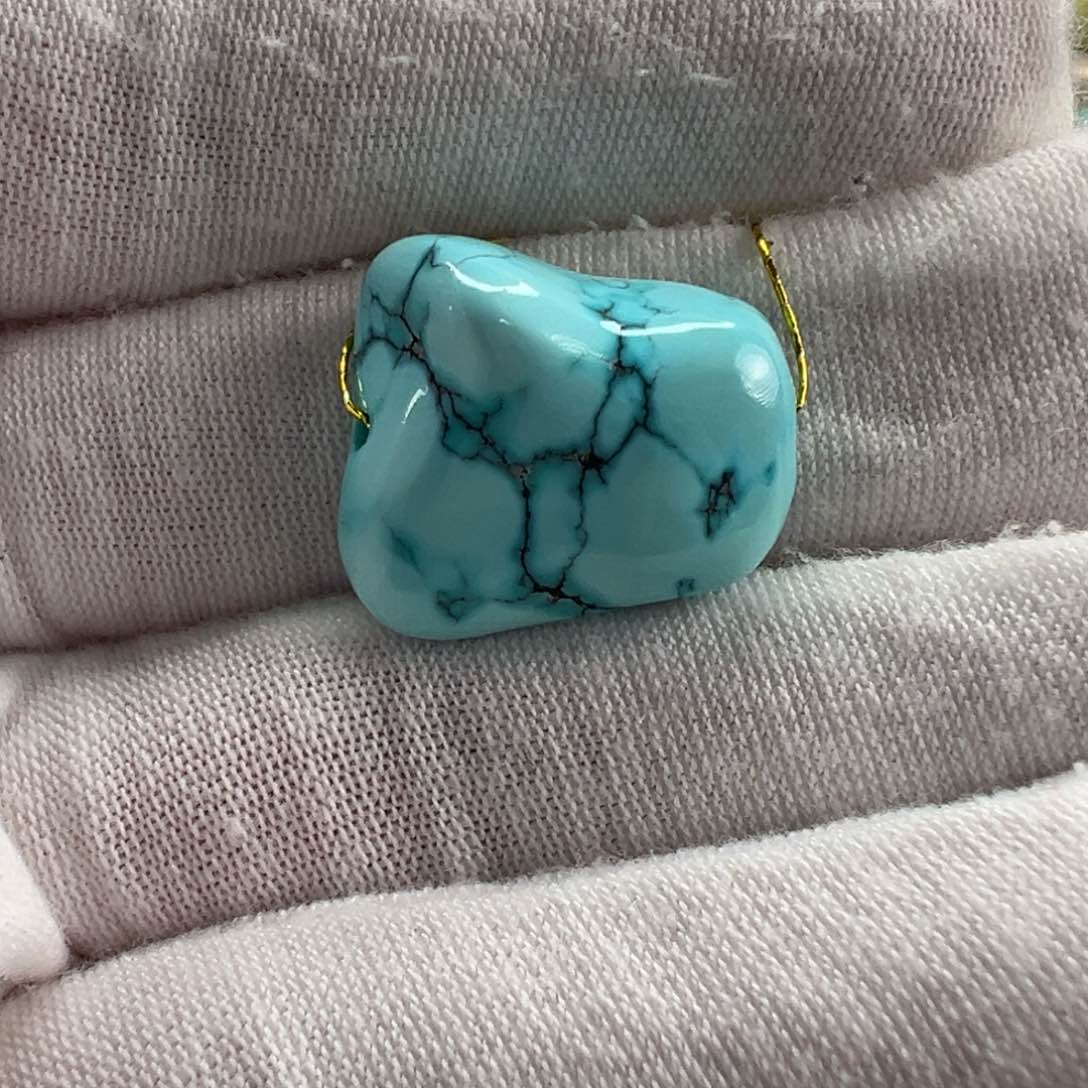 未镶嵌绿松石随形 18mm