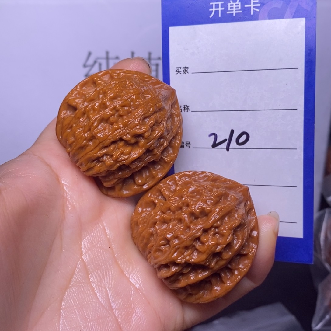 文玩核桃把件210/41公子帽色差