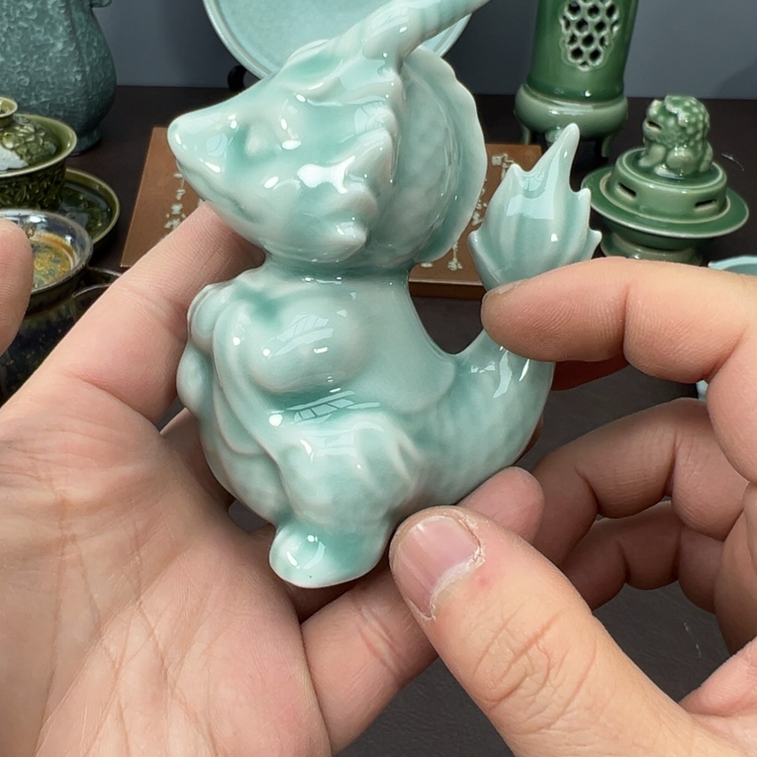 青瓷茶器青瓷茶器微瑕