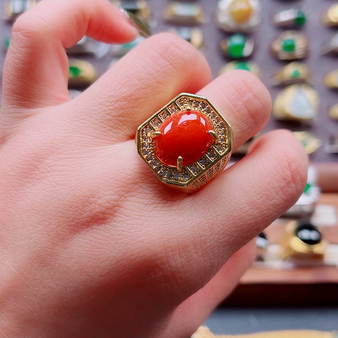 未镶嵌戒指翡翠11