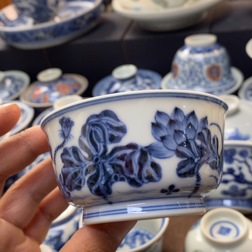 【闪购商品】景德镇青花主人杯