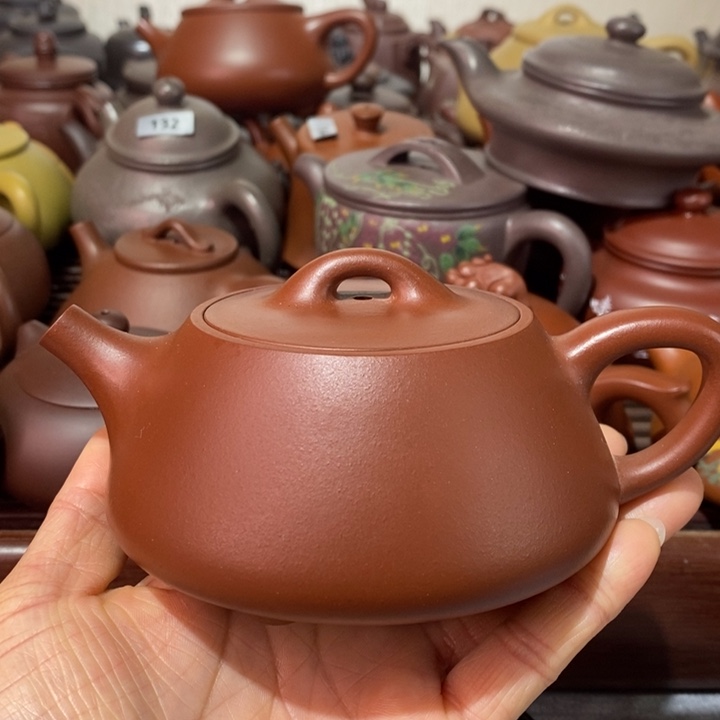 紫砂茶壶微瑕处理一把