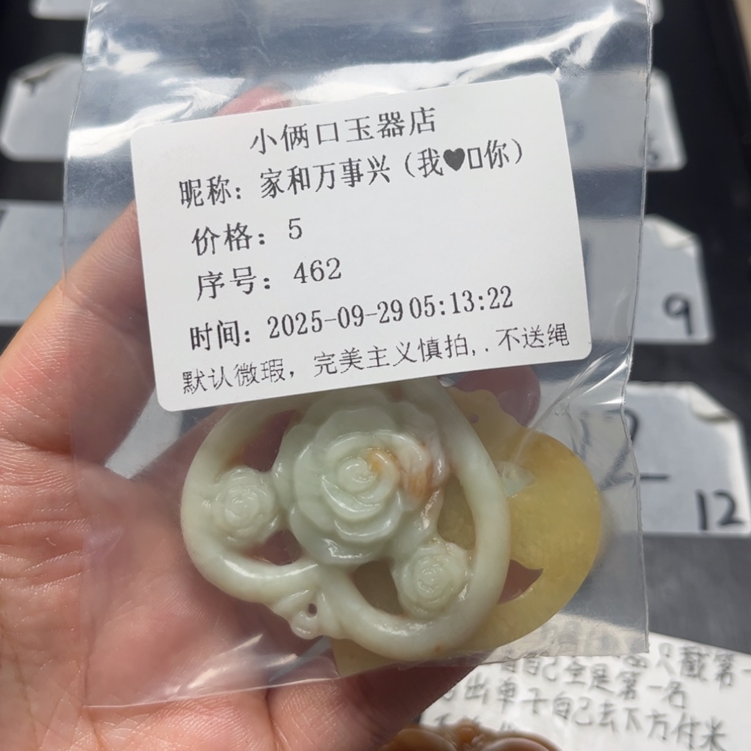 家***）蛇纹石玉未镶嵌颈饰