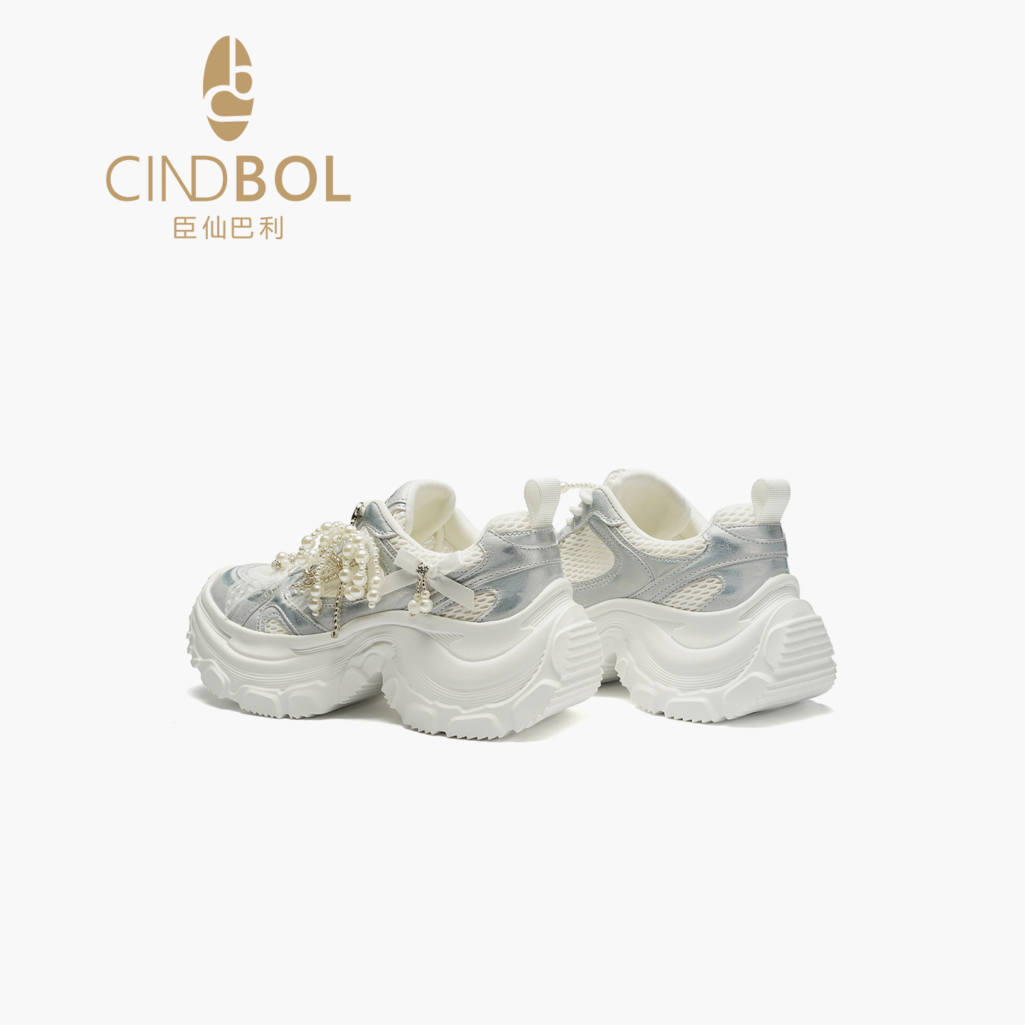           透气女款网面女鞋老爹鞋时尚厚底小白鞋休闲鞋潮鞋2156