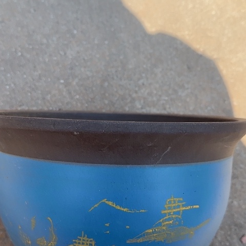 紫砂宜兴紫砂30号蓝山水