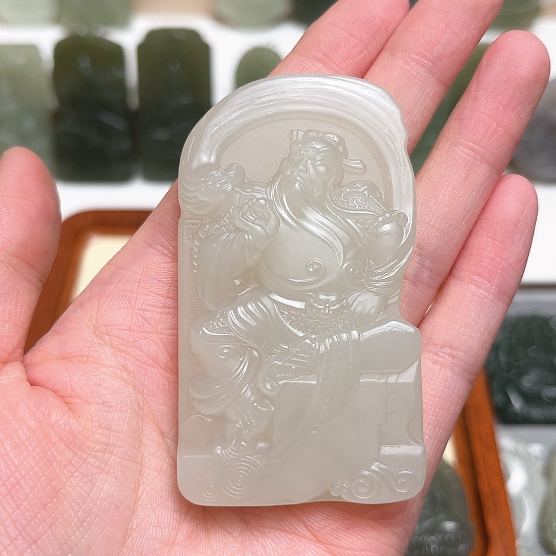 和田玉颈饰未镶嵌信*达