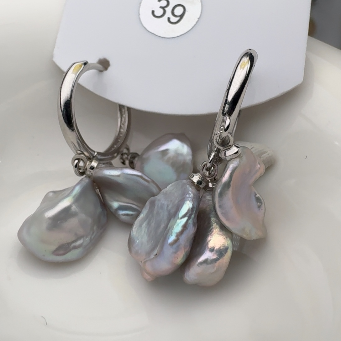 耳饰未镶嵌淡水珍珠