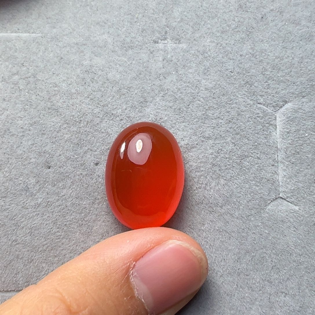 南红玛瑙戒面未镶嵌