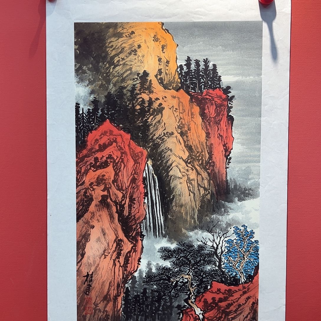 国画曹根建国画作品