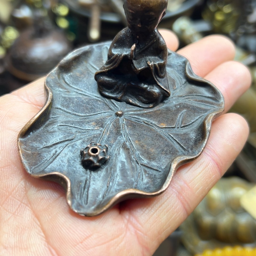 铜摆件欢迎欢迎你
