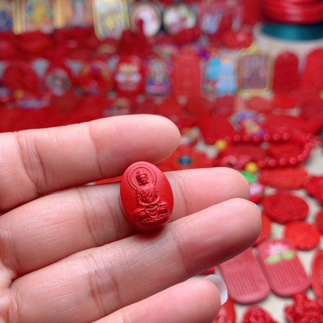 天然辰砂工艺品朱砂配件