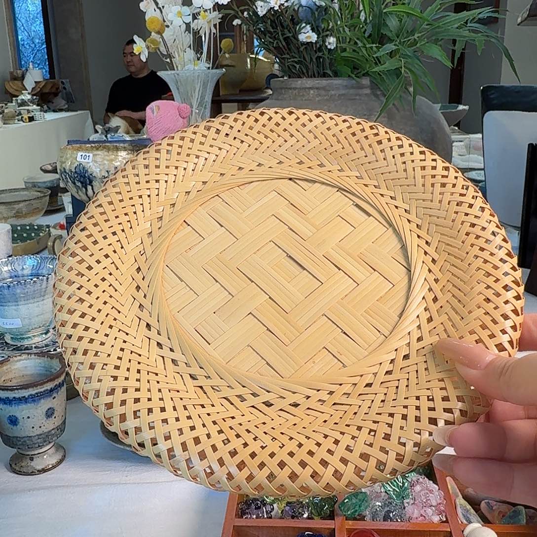 陶648竹编盘啦啦啦啦啦啦啦啦啦