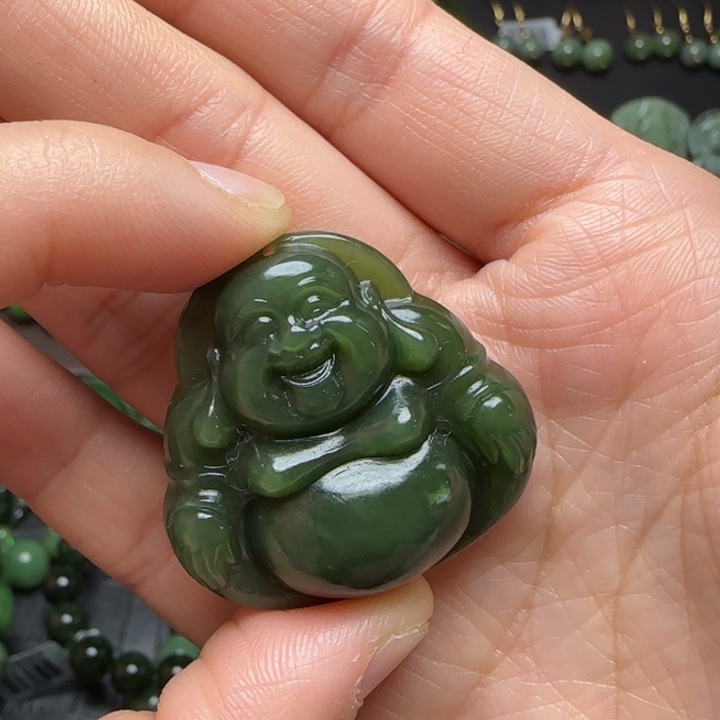 和田玉（碧玉）吊坠未镶嵌