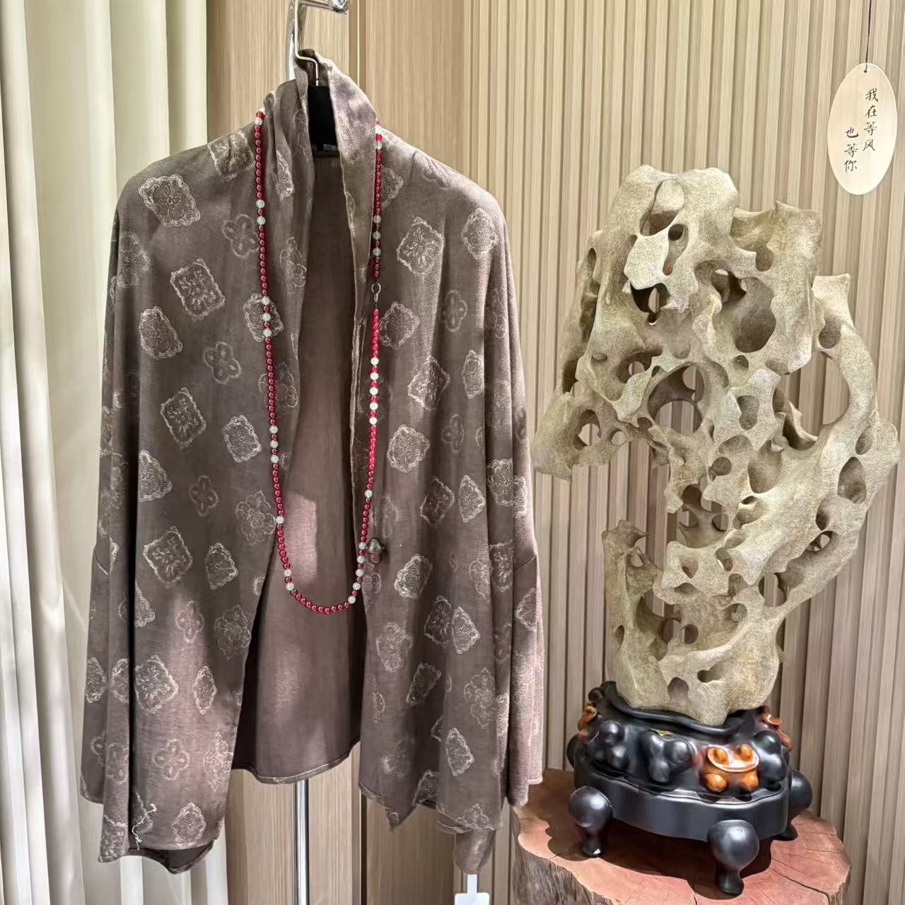 繁花-轻奢老钱风外披设计款新中式外套