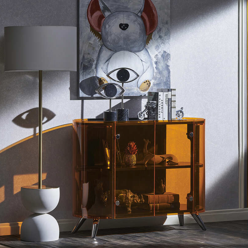 美克美家Rehome 【未来纪系列】高档时尚家用客厅装饰柜玄关装饰柜A