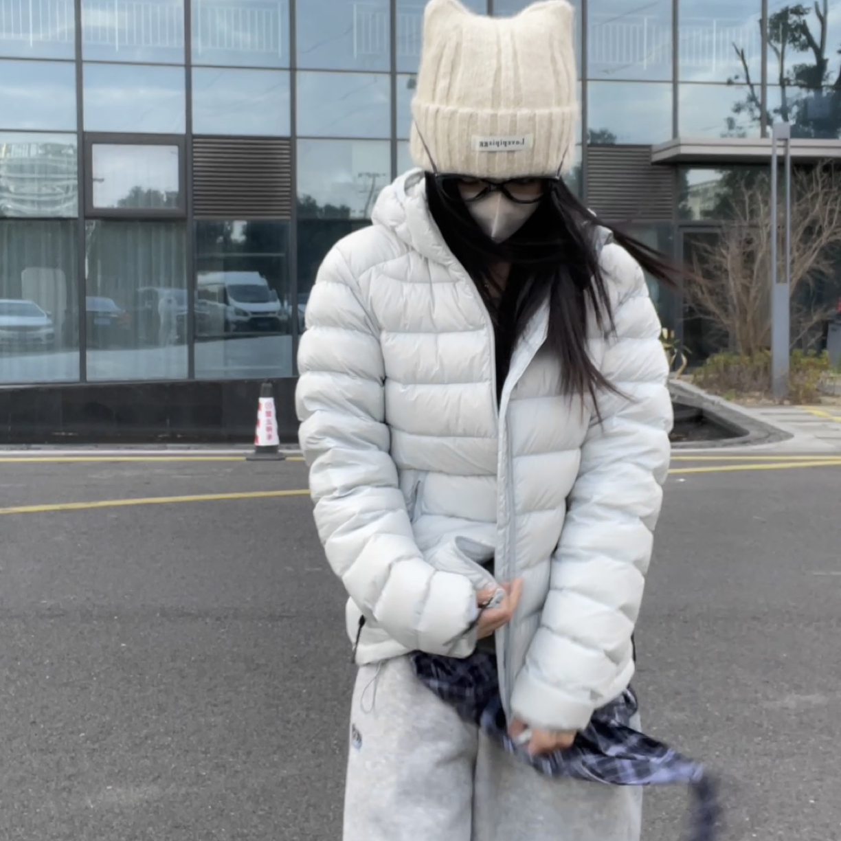 新国标90白鸭绒男女同款冬季新品美式轻薄排骨羽绒服外套