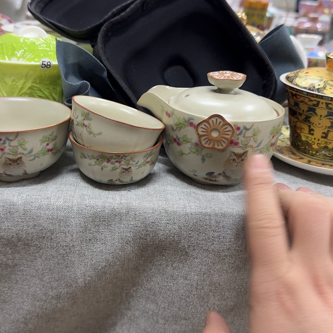 小猫旅行茶具一套组合