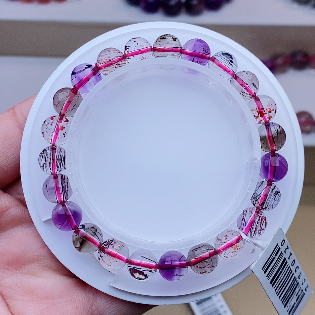 未镶嵌手串水晶超七8+m