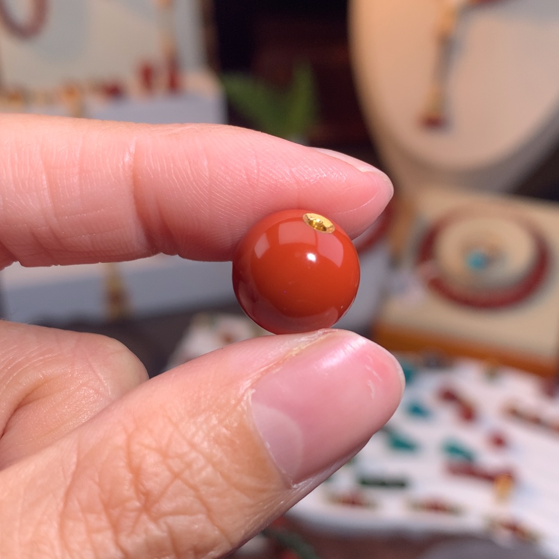 南红玛瑙颈饰未镶嵌