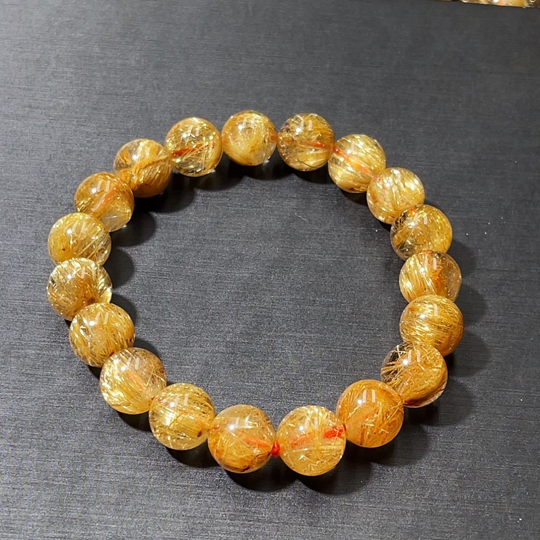 彤***王发晶手串未镶嵌钛晶