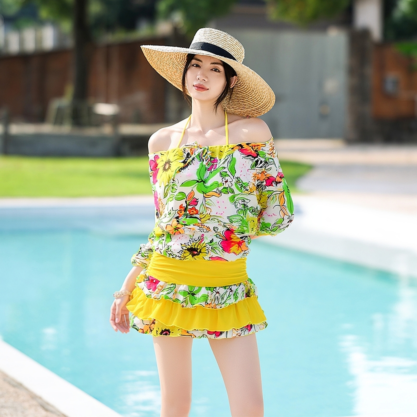 大码比基尼女三件套 四件套 M-XL