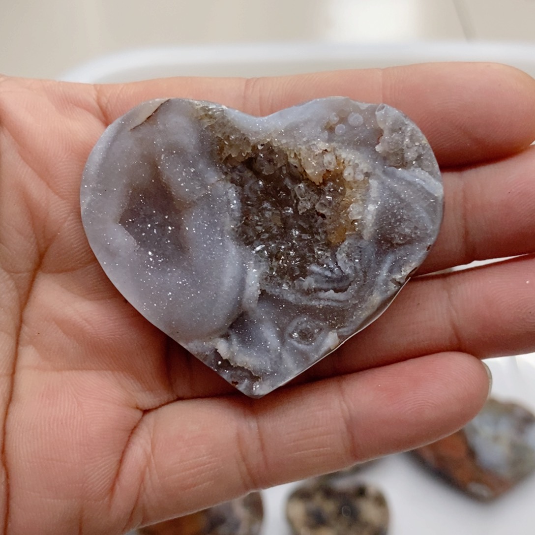 水晶天然水晶摆件爱心未镶嵌T**e