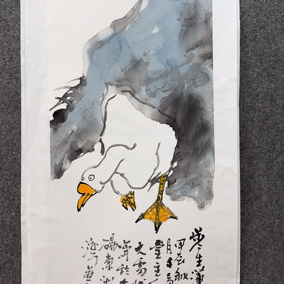 国画大雷老师手绘作品