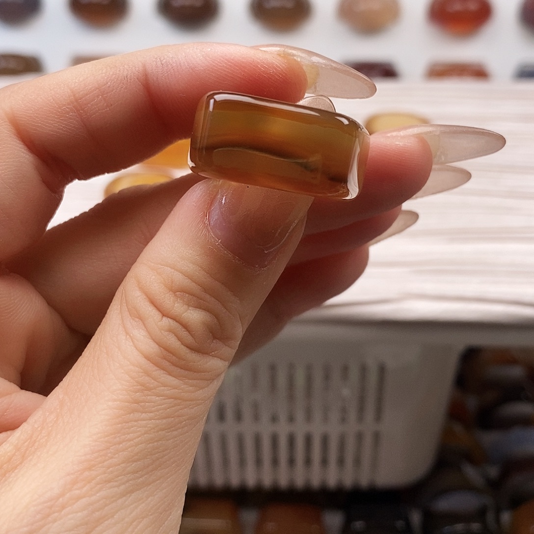 嘻***呵玛瑙/玉髓合金戒指