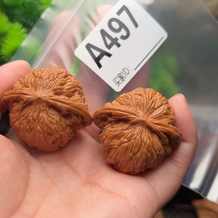 桃核把件核桃磨盘40