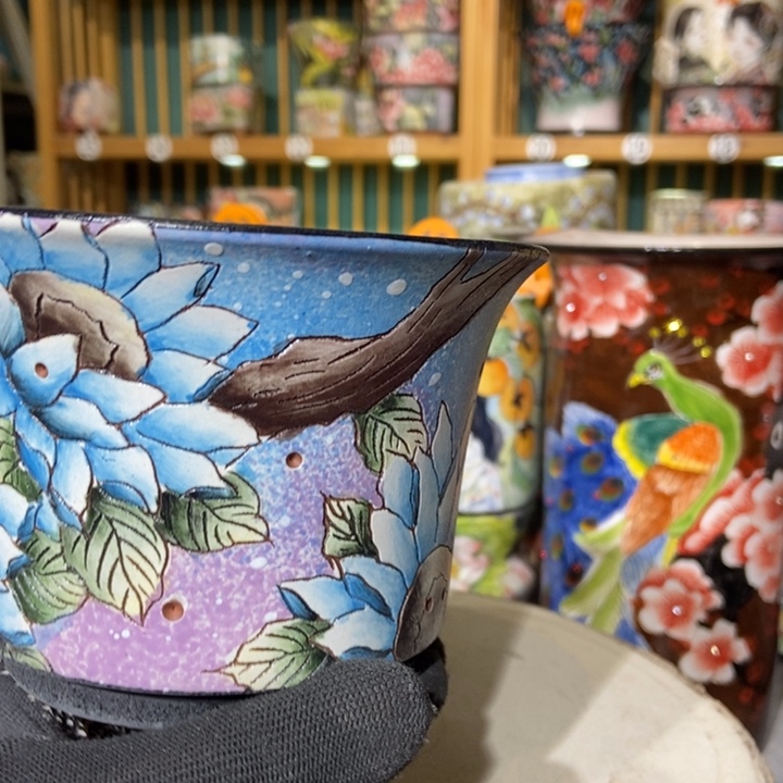 红陶景德镇艺术手绘作品