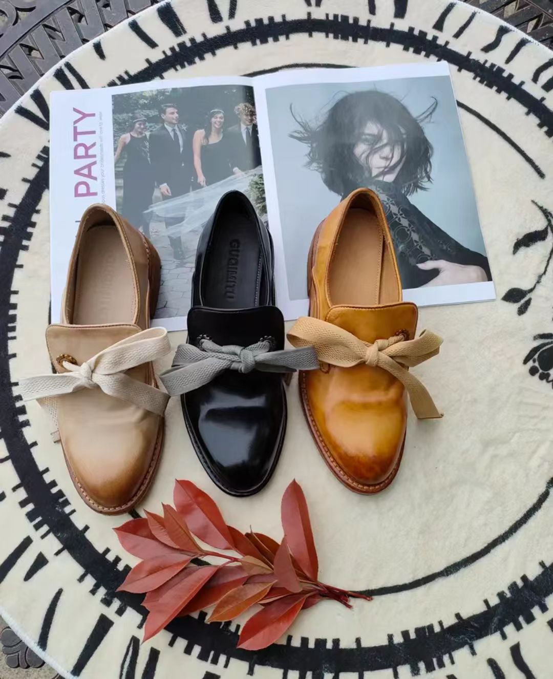 低帮手工女鞋（34-40码）意大利马皮休闲百搭马皮小单鞋真皮软底