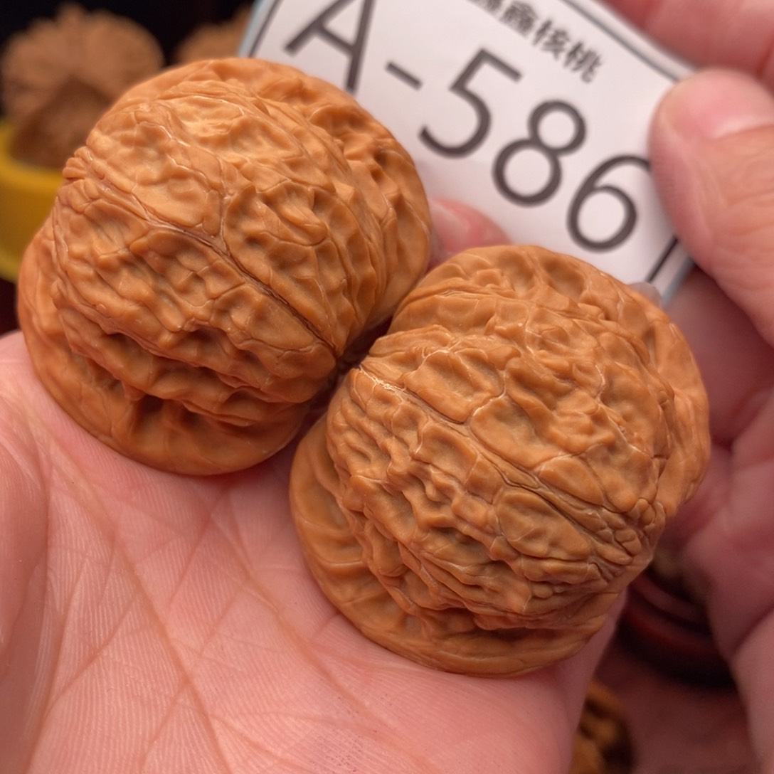 文玩核桃把件磨盘41