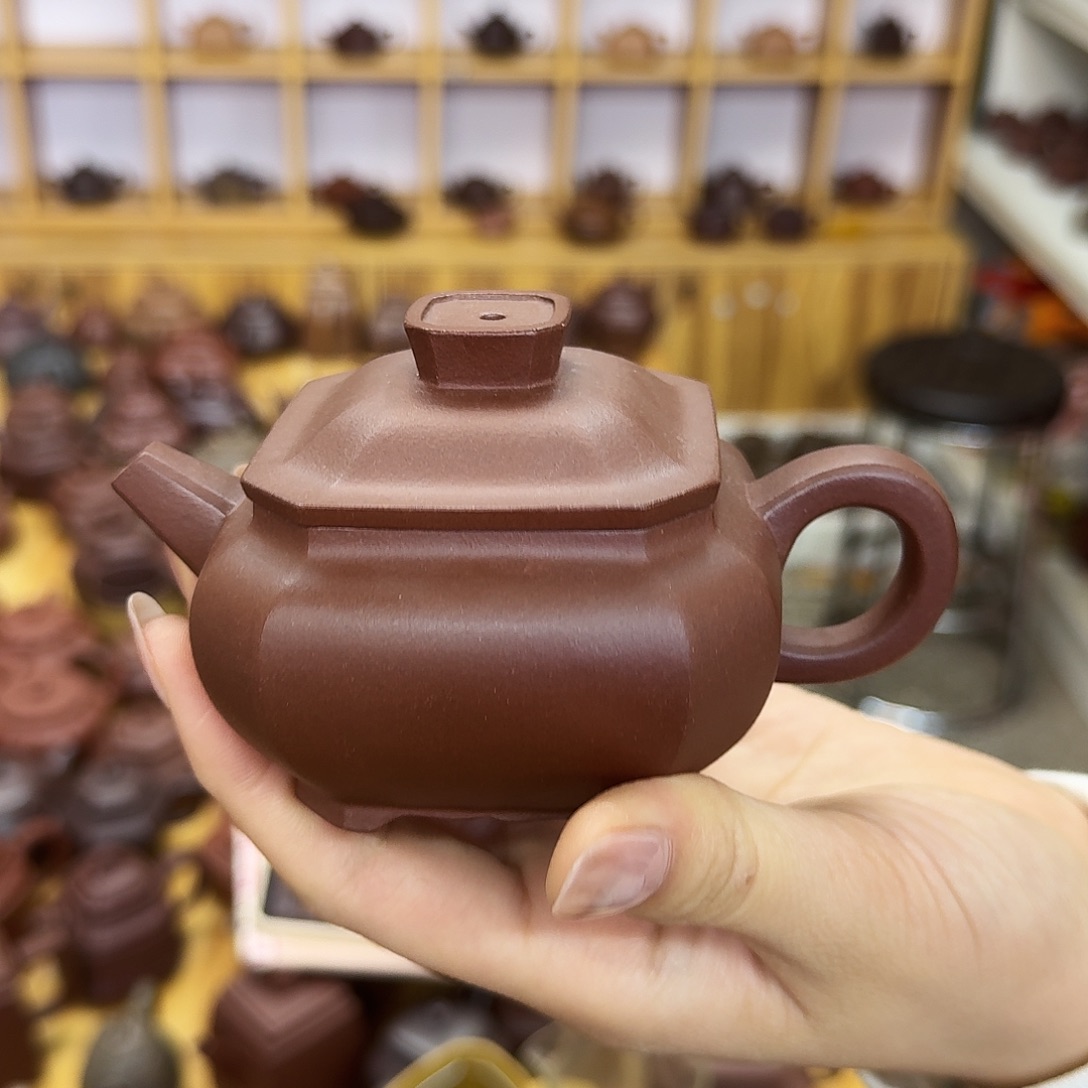 茶壶紫砂紫砂壶八方巨伦160cc