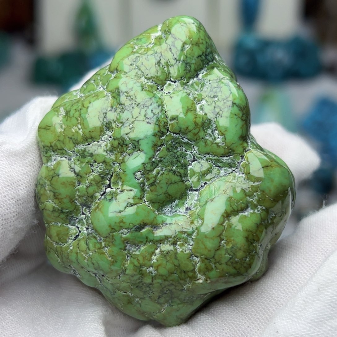 绿松石珠宝奇石未镶嵌