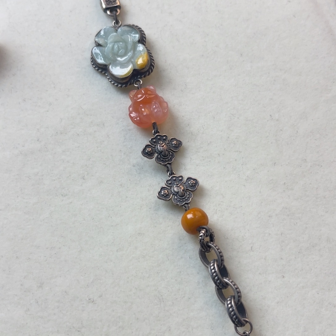 翡翠手链未镶嵌手串