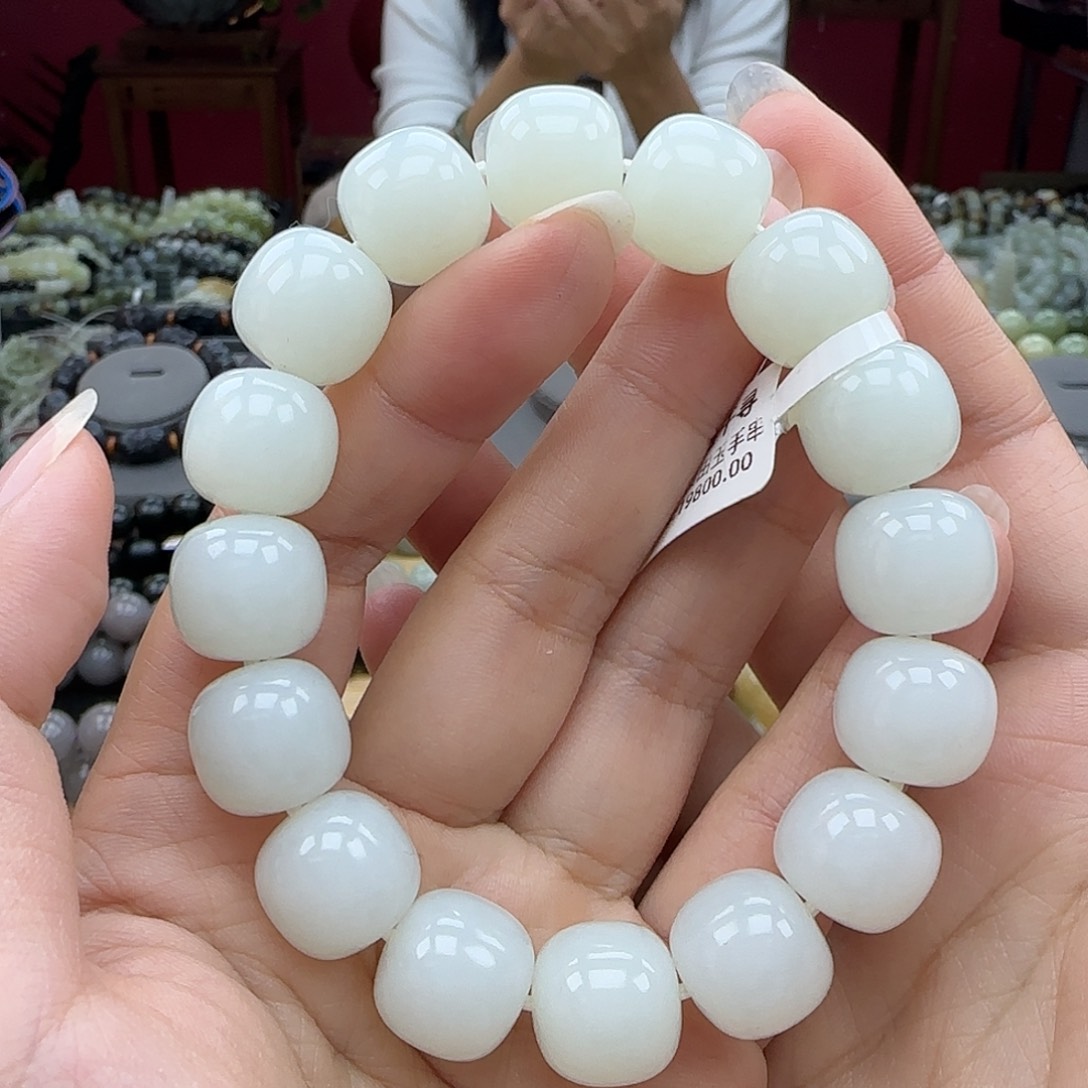 和田玉手链未镶嵌